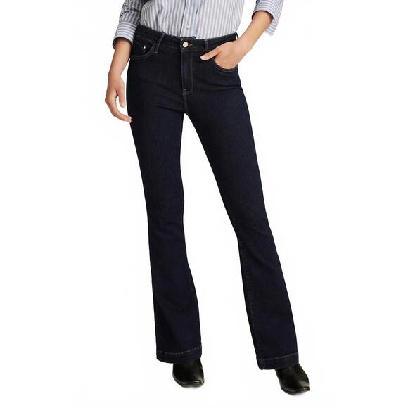 MAVI Denim - NEW MAVI sydney flare high rise jeans in rinse gold premium